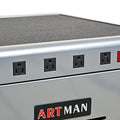 Mobile Charging Cart And Cabinet For Tablets Laptops 35 Device B30Plus Silver Silver Steel Metal