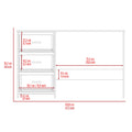 Berlin Three Drawers Desk Black Computer Desk Bedroom Modern Freestanding Rectangular Desk Rectangular Mdf Engineered Wood