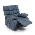Massage Recliner Charcoal Fabric