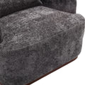 Coolmore Swivel Barrel Chair, Comfy Round Accent Sofa Chair For Living Room, 360 Degree Swivel Barrel Club Chair, Leisure Arm Chair For Nursery, Hotel, Bedroom, Office, Lounge Gray Boucle Gray Primary Living Space Foam Boucle