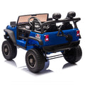 24V Two Seater Kids Ride On Truck Car W Parents Control,200W*2,Seat Width 20.28In,Four Wheel Suspension,Led Lights,Music,Mp3,Bluetooth,Two Independent Seat Belts,Suitable For Off Road For Kids Aged