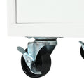 K&K Kitchen Island With Foldable Counter Top, Kitchen Storage Cart With Slide Out Shelf, Towel Rack And Drawer, Rolling Kitchen Cart On Wheels, For Kitchen, Living Room, Dining Room, White White Brown Kitchen Classic,Farmhouse,Luxury,Modern Rectangular