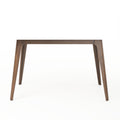 Dining Table Solid Wood Legs, Walnut Same Sku: N759S888001T Walnut Mdf,Rubber Wood