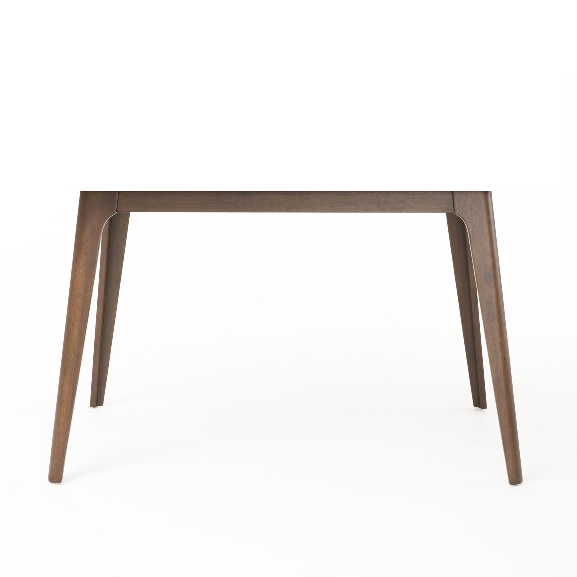 Dining Table Solid Wood Legs, Walnut Same Sku: N759S888001T Walnut Mdf,Rubber Wood