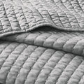 2 Piece Quilt Set Grey Twin Twin Xl Twin Grey Cotton