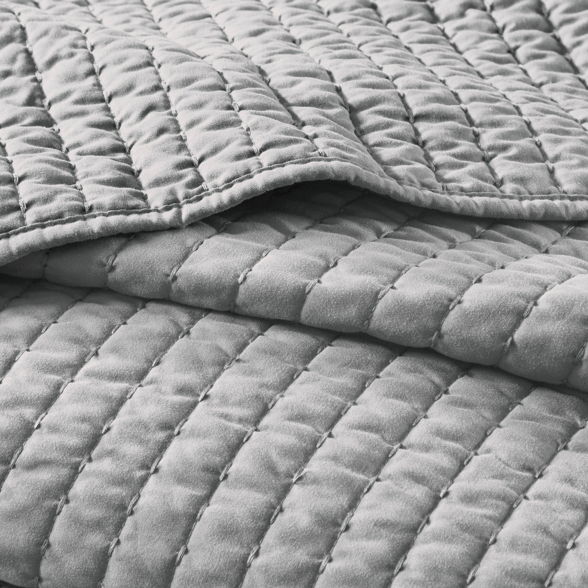 2 Piece Quilt Set Grey Twin Twin Xl Twin Grey Cotton