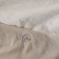 5 Piece Organic Cotton Oversized Comforter Cover Set W Removable Insert Natural Full Queen Natural Cotton