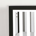 Wooster Toddler Rail In Black And White Black Wood