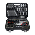 Tool Kit And Socket Wrench Set 216Pcs Basic Portable Manual Repair Tool Set For Home Use, Includes Case And Ratchet Wes And Wrenches, Suitable For Men And Women Black Carbon Steel