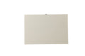 Ceara White Finish Accent Table White Glass,Synthetic Wood