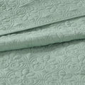 Reversible Bedspread Set Seafoam Queen Seafoam Cotton