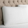 Bamboo Charcoal Ventilated Pillow King White Foam