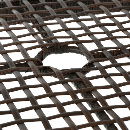 Outdoor Resin Table, Old Version 56225.00Tblbrn Brown Resin
