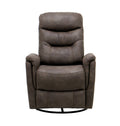 Korka Brown Swivel Gliding Recliner Brown Foam Engineered Wood