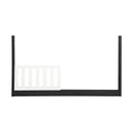 Wooster Toddler Rail In Black And White Black Wood