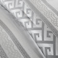 7 Piece Comforter Set Grey Queen Queen Grey Polyester