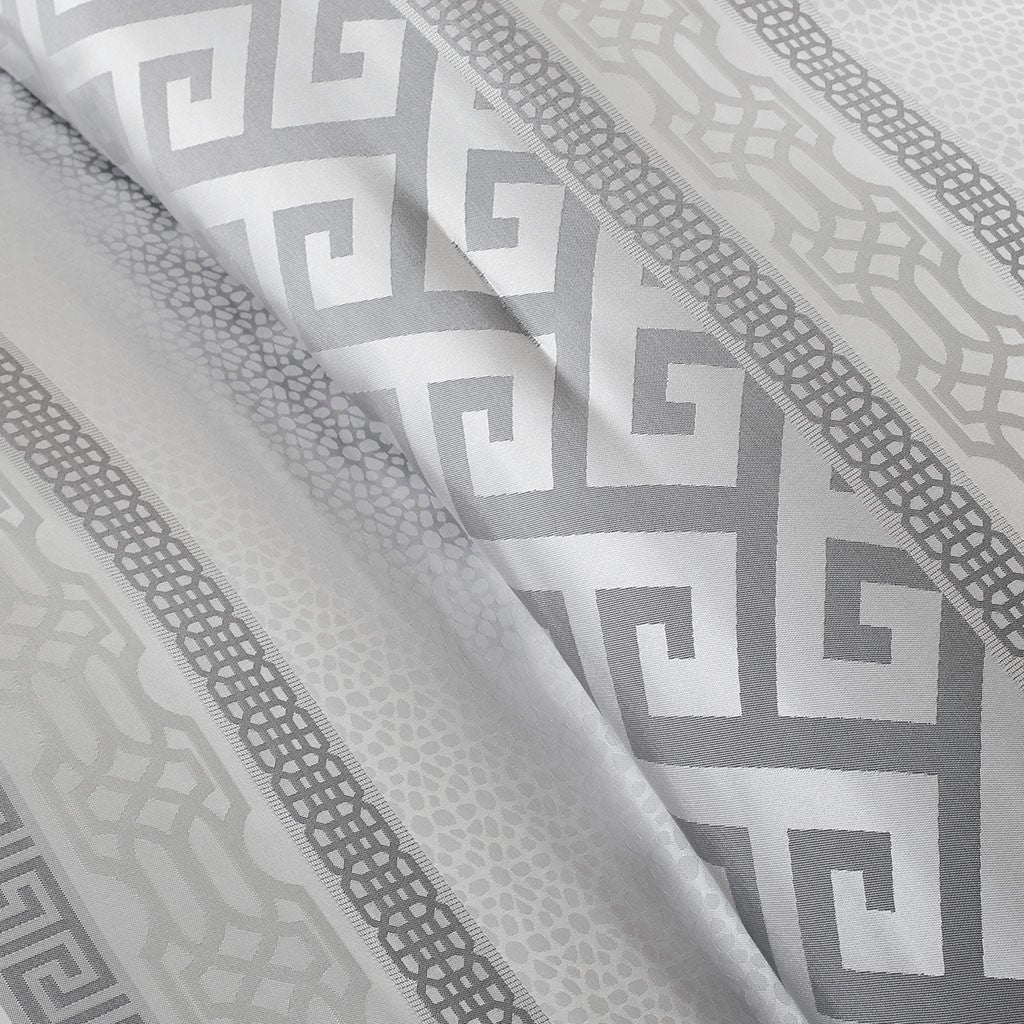 7 Piece Comforter Set Grey Queen Queen Grey Polyester