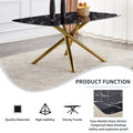 Large Modern Minimalist Rectangular Dining Table With 0.39