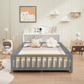 Headboards For Full Size Montessori Floor Bed White,Freely Collocation White Mdf