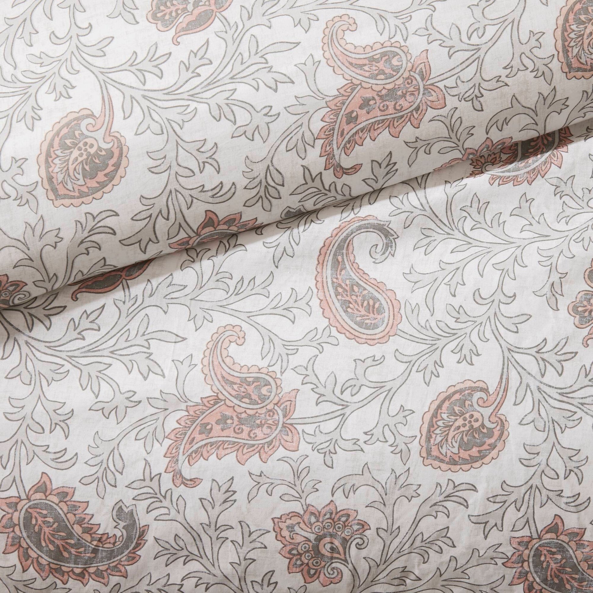 9 Piece Cotton Percale Comforter Set Blush Queen Queen Blush Polyester
