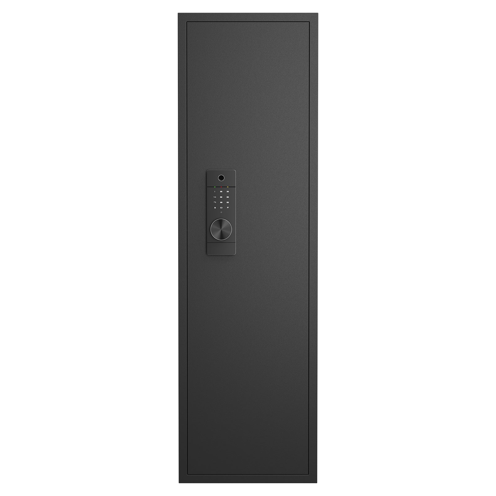 Fingerprint Touch Panel In Wall Safe,Hidden Wall Safe For Rifles And Pistols With Adjustable Shelves,Assembled Storege Safe For Firearm And Valuables Black Fingerprint Black Steel