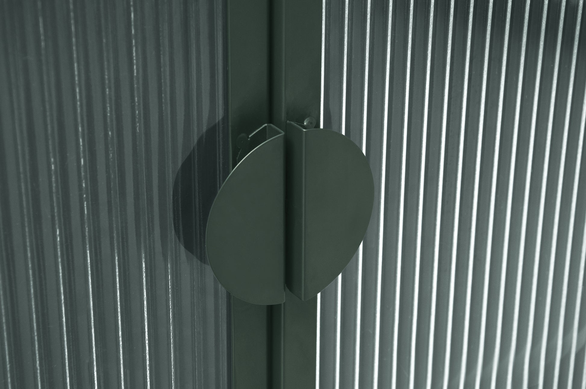 2 Doors Metal Storage Cabinet,Display Cabinet With Glass Doors,Metal Kitchen Sideboard Buffet Cabinet,Glass Storage Cabinet For Dining Room,Living Room,Bedroom Dark Green Modern Iron