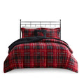 Plush To Sherpa Down Alternative Comforter Set King Multicolor Polyester