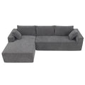 9587G Package Gray Chenille 1 Seat