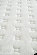 Hybrid 10 Inch Queen Mattress In A Box, Pillow Top Bed Cushion Withand Hypoallergenic Design, Medium Firm For Lumbar Support White Gray Foam Spring Queen