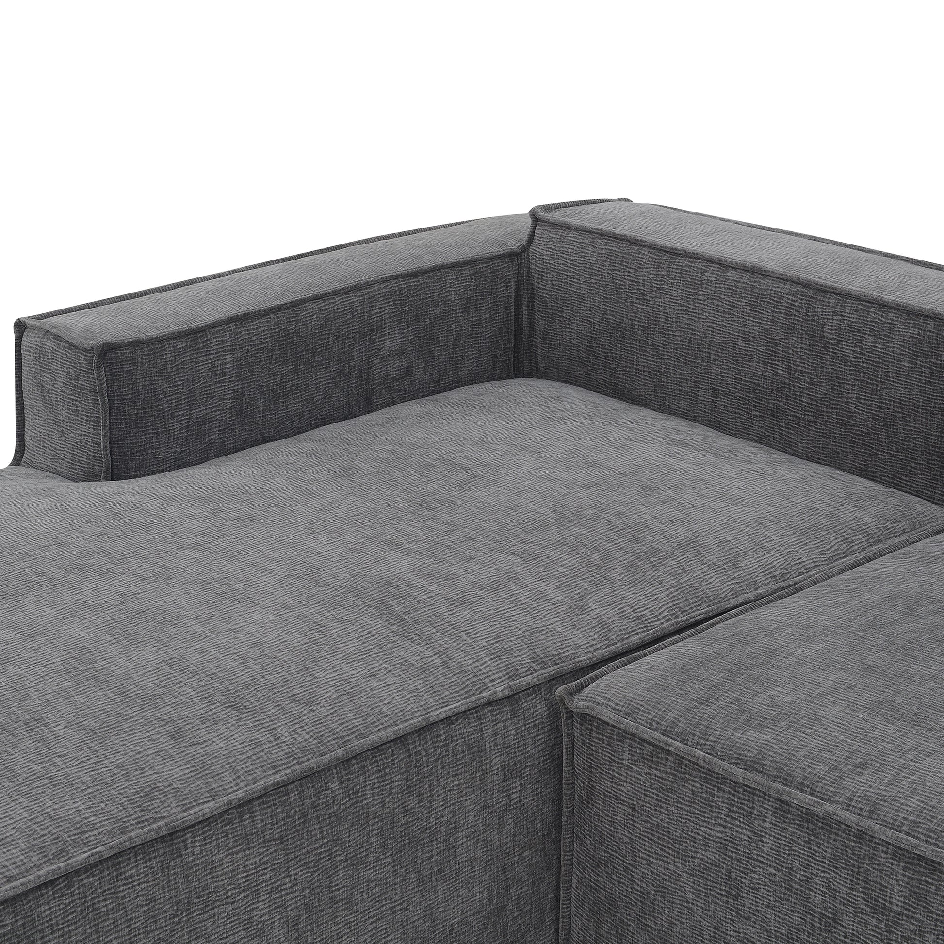 9587G Package Gray Chenille 1 Seat