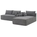 9587G Package Gray Chenille 1 Seat