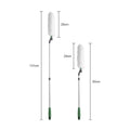 Long Handle Duster,Dust Collector With Extension Bar,Home Duster,Easy To Use And Reusable,White White Microfiber