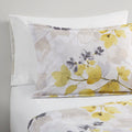 Comforter Set With Bed Sheets Yellow King Multicolor Polyester