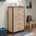 Bemis Weathered Light Oak Finish Chest Light Oak Mdf,Synthetic Wood