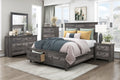 Gray Finish 4 Drawers Storage Chest 1Pc Wooden Furniture Traditional Design Gray Wood