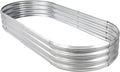 2 Pack Raised Garden Bed Outdoor For Flower 6Ftx3Ftx1Ft With Grey Grey Metal