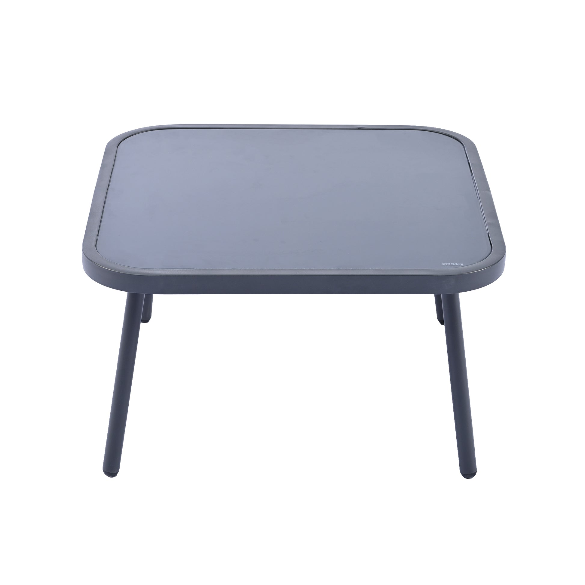 Modern Outdoor 3 Piece Pe Rattan Sofa Set All Weather Patio Metal Sectional Furniture Set With Cushions And Glass Table For Backyard, Poolside, Garden, Gray,L Shaped Yes Sectional Gray Seats 4 Weather Resistant Frame Water Resistant Cushion Garden &