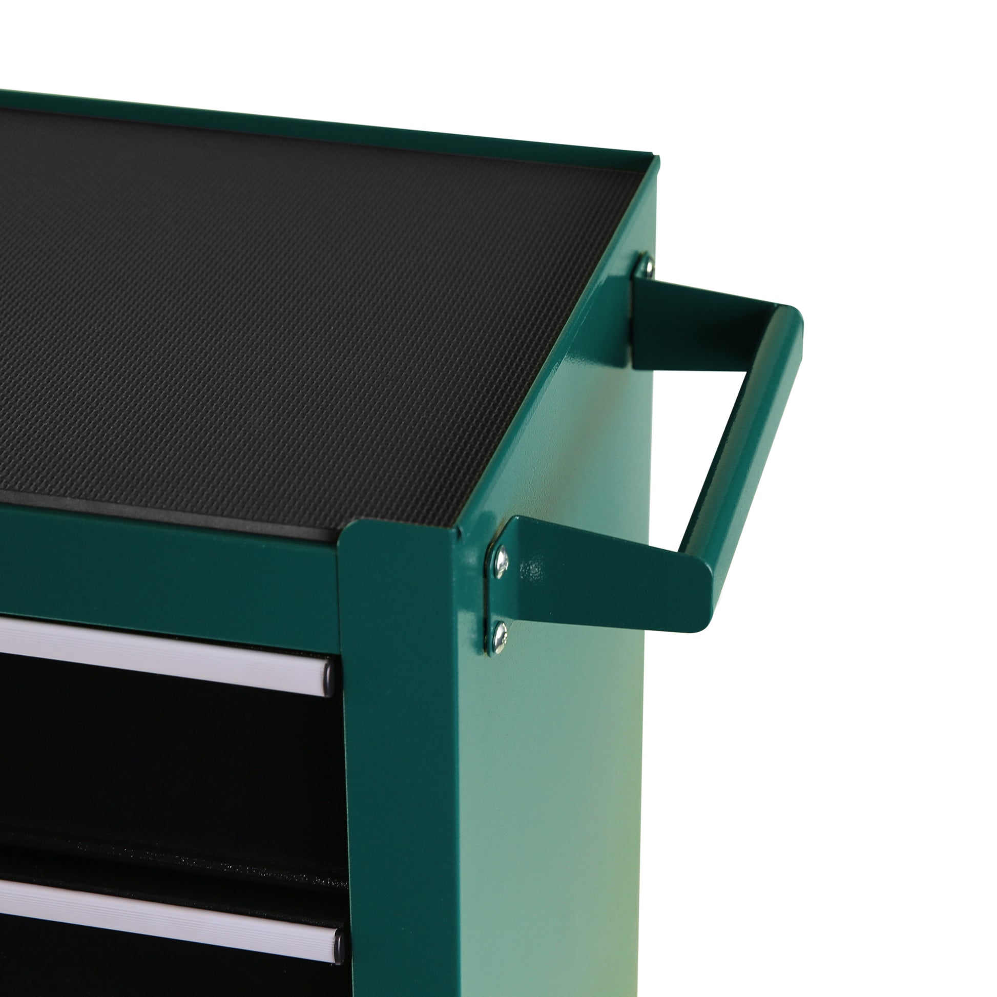 5 Drawers Rolling Tool Chest,Tool Cabinet On Wheels With Keyed Locking Stem And Drawer Liners,Tool Chest With Link Buckle And Can Be Combined To Large Cabinet Set,For Warehouse,Garage Green Steel