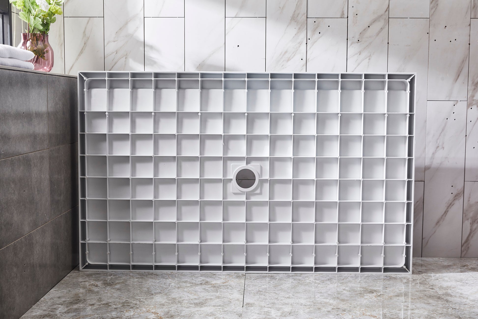Glasstone Shower Base Smc Solid White Finish 6036 White Bathroom Stainless Steel