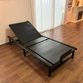 Adjustable Bed Frame,Twin Xl Size 2 Motor Design, Independent Head And Foot Incline, Zero Gravity, Tv And Head Tilt Presets, 450 Lbs Capacity Twin Xl Black Iron Bedroom American Design Bed Frame