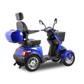 Xl3D4L Electric Mobility Recreational Travel Scooter For Adults,Mobility Scooters For Seniors, 4 Wheel Powered Mobility Scooters Blue Abs Pc Abs Pc