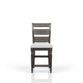 Counter Stool Chocalate Mahogany Solid Wood Mdf
