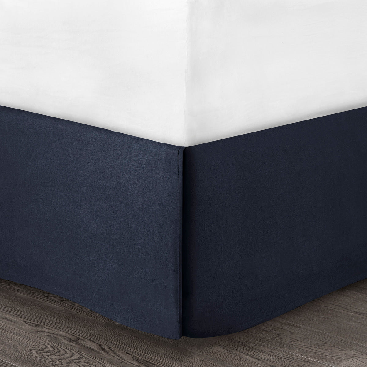 Embroidered 7 Piece Comforter Set Navy King King Navy Polyester
