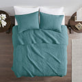 2 Piece Quilt Set Teal Twin Twin Xl Twin Teal Microfiber