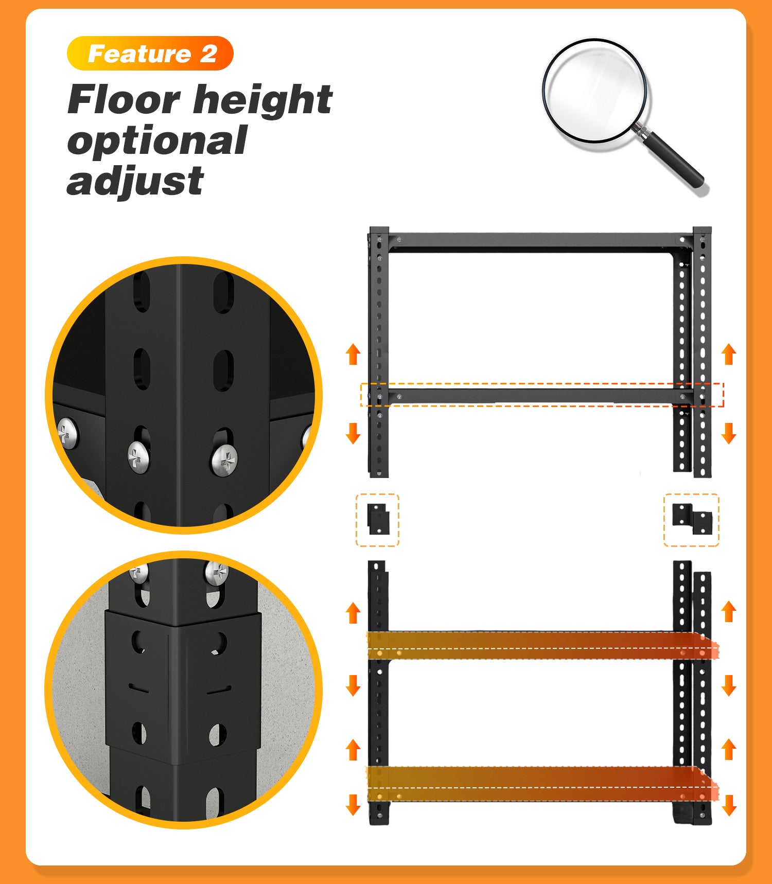 Household Storage Rack, Adjustable Display Rack, Basement Balcony Storage Rack, Carbon Steel Storage Rack, 120Cm * 40Cm * 180Cm, Five Floors Black 5 Black Etagere Primary Living Space Metal Contemporary Adjustable Shelves Carbon Steel