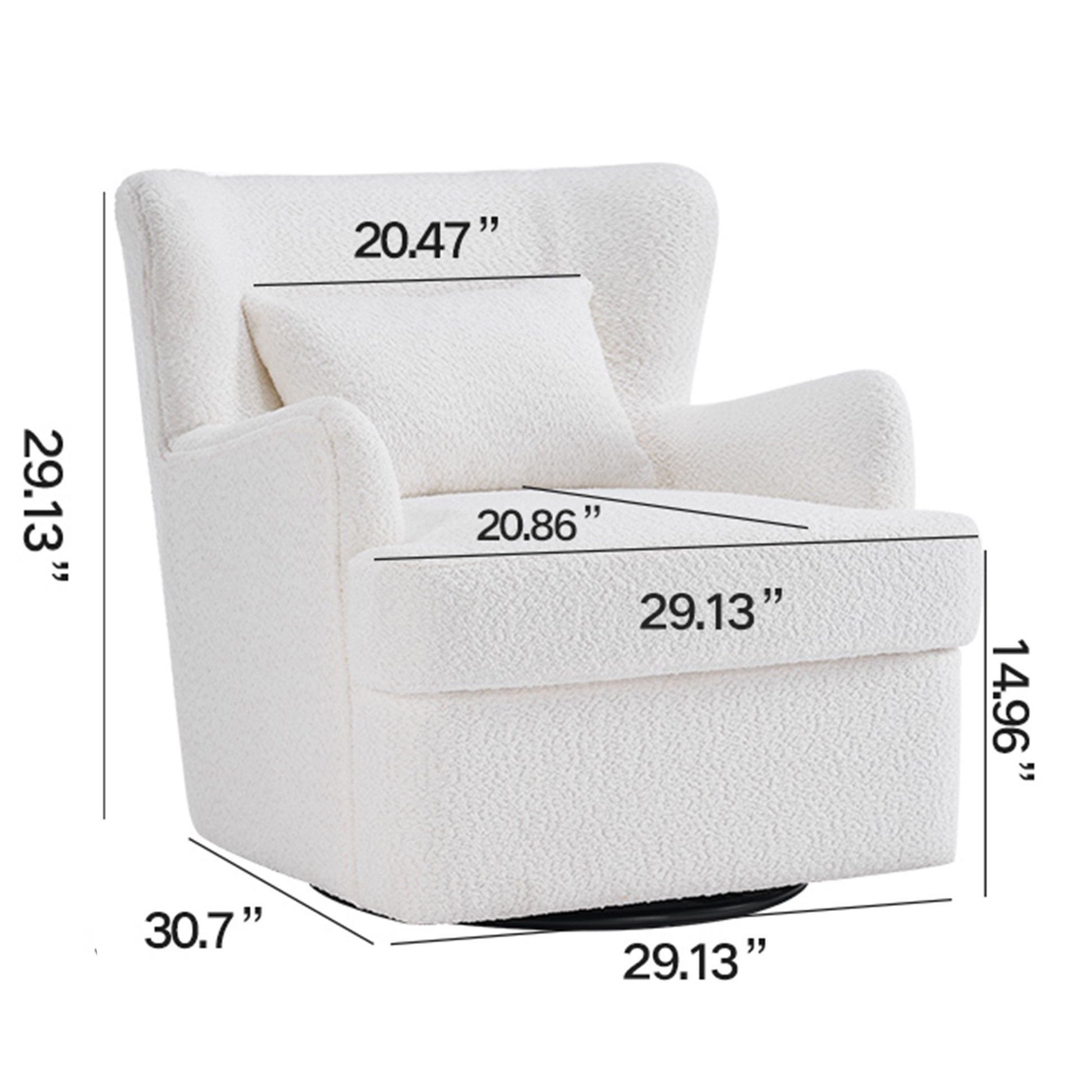 Modern Luxury Velvet Swivel Chair, 360 Swivel Comfort Round Armchair, Single Sofa Chair With Lounge Seat For Bedroom Office Reading Space, Set Of 1Beige Beige Wood