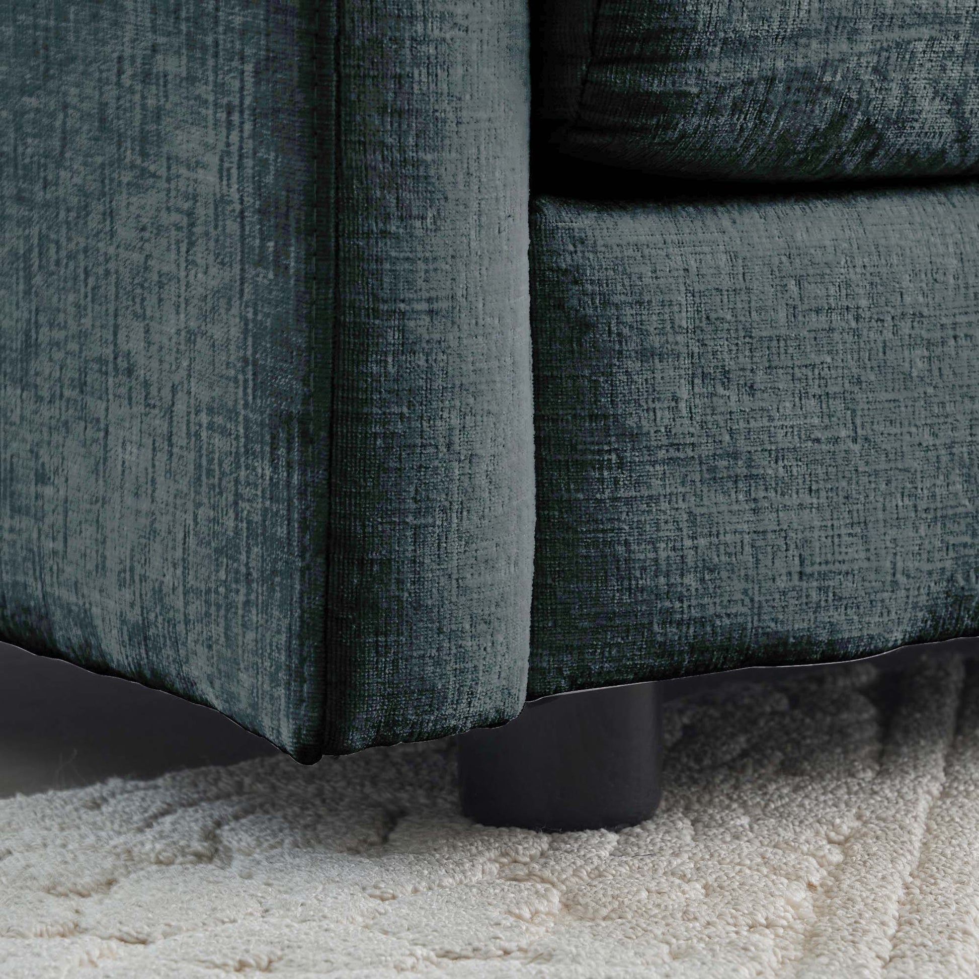 U Shaped Sectional Sofa W Reversible Footrest, 5 Seater Convertible Corner Couch With 2 Ottomans ,Modern Minimalist Soft Sofa & Couch For Living Room ,Gray Chenille Gray Chenille 3 Seat