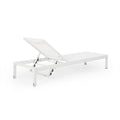 Cape Coral Kd Chaise Lounge Gry Mp2 Set Of 2 White Wood