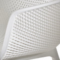 Lotus Chair White Polypropylene