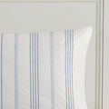 6 Piece Cotton Jacquard Oversized Comforter Set King Multicolor Polyester